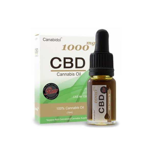 CBD by British Cannabis 1000mg CBD Raw Cannabis Oil Drops 10ml