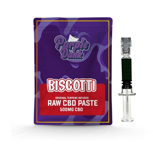 Purple Dank 1000mg CBD Raw Paste with Natural Terpenes – Biscotti (BUY 1 GET 1 FREE)